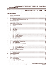 DataSheet W79E8213 pdf